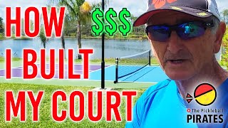 I Built My Own Pickleball Court, This is What it Really Costs