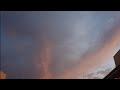 Clouds at Dusk Time Lapse + ISS / S10e Camera