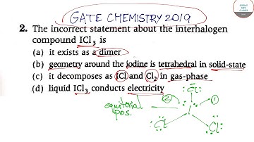 GATE CHEMISTRY 2019 Question Solved in details with doubt solving at Sourav Sir Classes