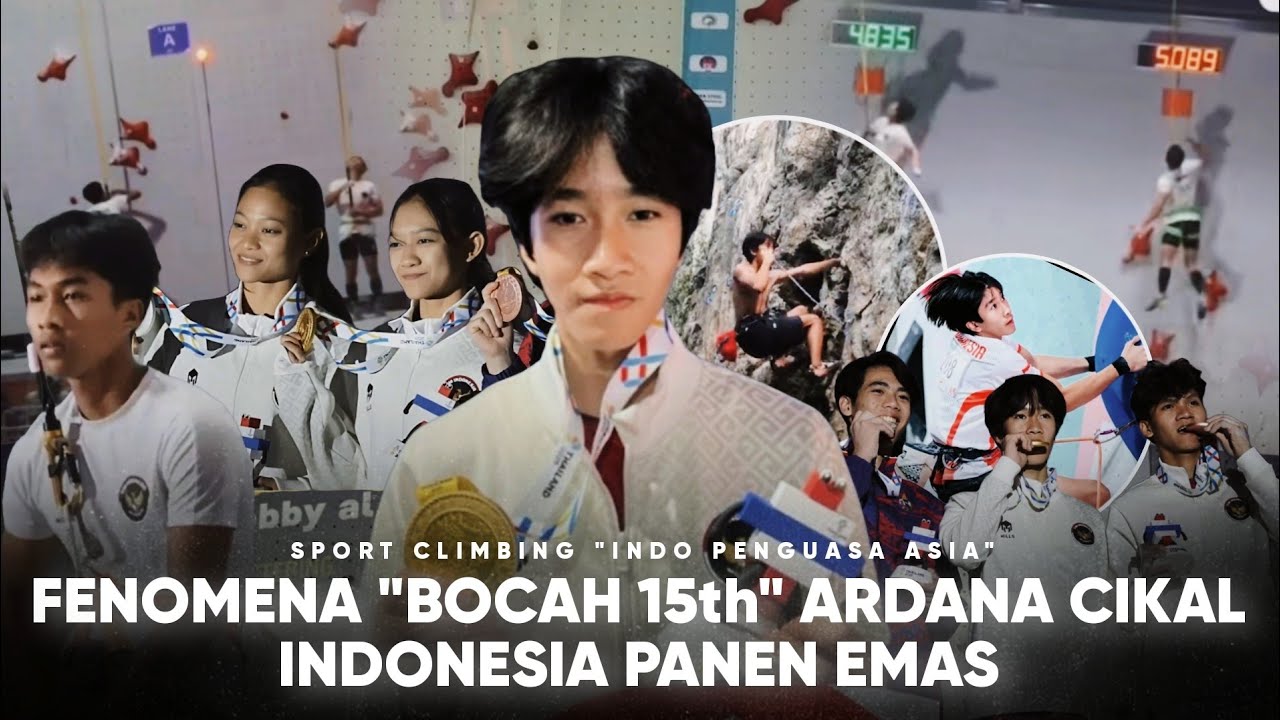 15 tahun udah EMAS “Ardana Cikal : Spiderman Indonesia yang kejutkan SEA GAMES” Kelas DUNIA