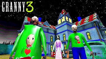 Granny 3 Baldi Mode full Gameplay