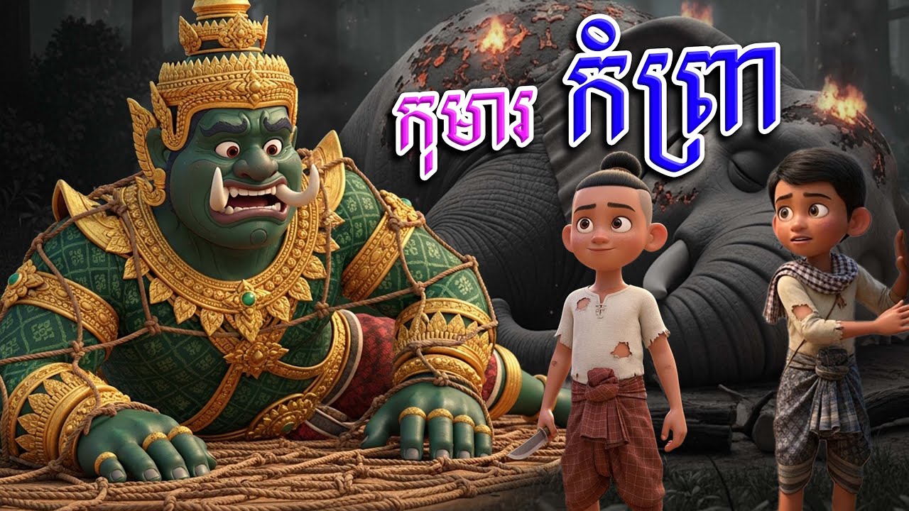 រឿង កុមារកំព្រា | ដំរីជាប់អន្ទាក់តើមានអ្វីកើតឡើង?