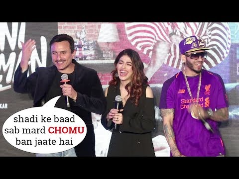 saif-ali-khan-funny-moments-🤣🤣🤣-at-dil-luteya-song-launch-|-jawaani-jaaneman