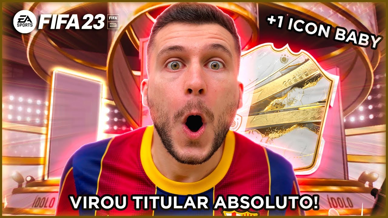 DEU BOM DEMAIS!!! FIZ O DME DO ICON BABY E ELE VIROU TITULAR ABSOLUTO! FIFA 23 - ULTIMATE TEAM
