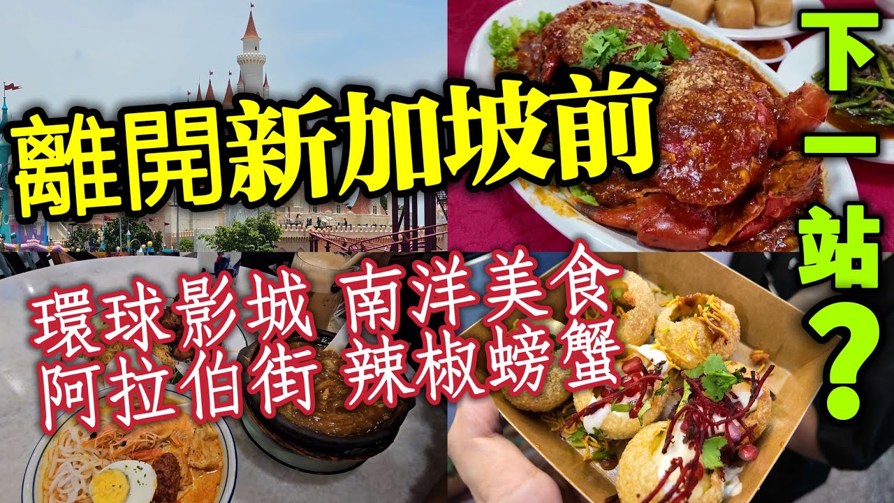 再見了新加坡，下一站是？謝謝〜我會想念你的,最後幾天想做的事,南洋料理, 環球影城, 哈芝酒吧街, 辣椒螃蟹