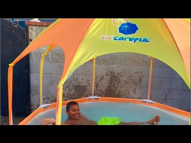 H2OGO! SPLASH-IN-SHADE PLAY POOL -UNBOXING AND PRODUCT REVIEW - CT FAMILY -  YouTube