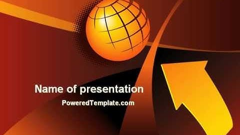 World Development PowerPoint Template by PoweredTemplate.com