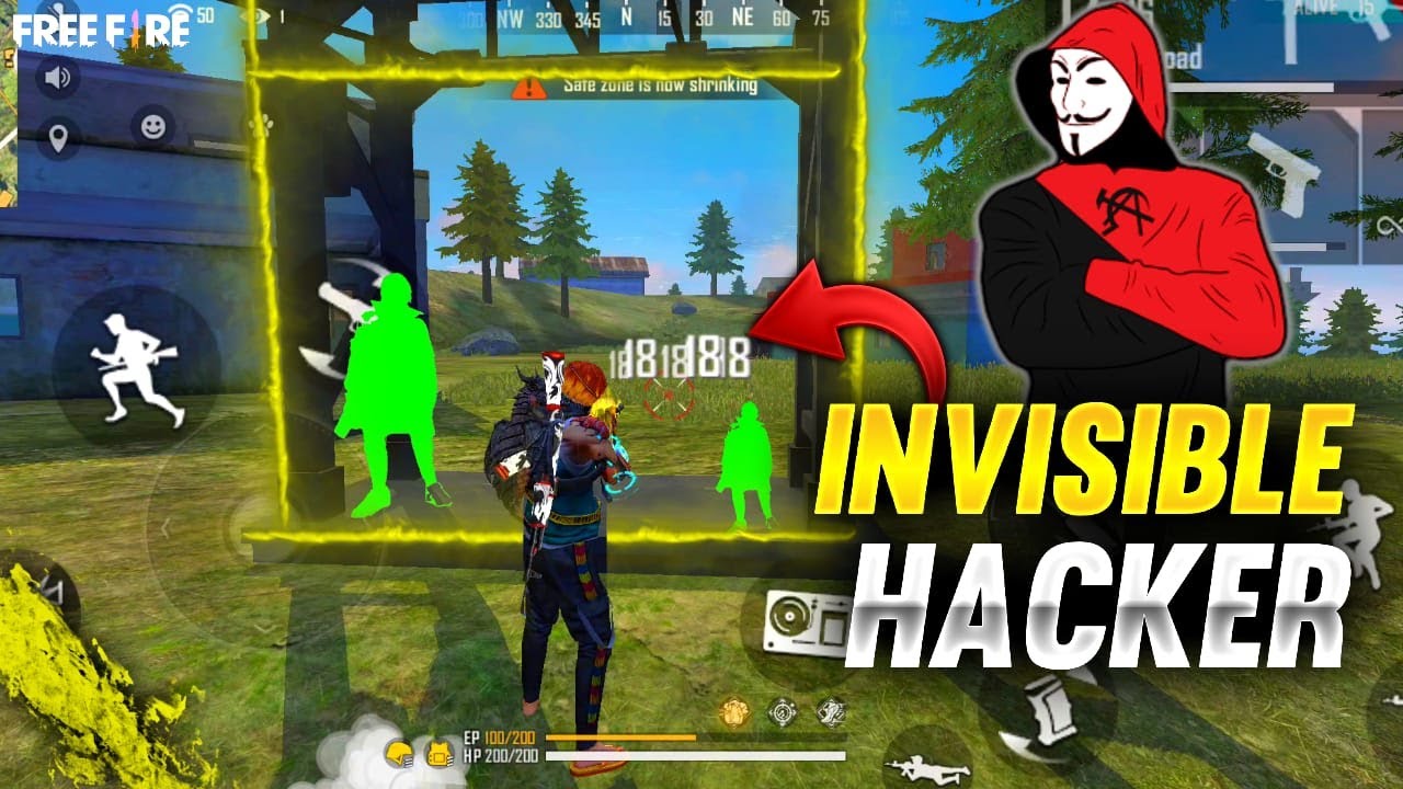 Invisible Hacker In Free Fire 