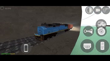 Train driving game on fun track/  3D android gameplay 
