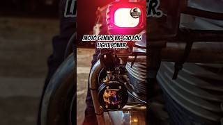 Moto Genius VK-G10 Fog Light 🔥 Night Ride Beast Test!#motogenius #vkg10 #foglight #gt650