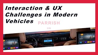 Automotive Industry User Experience Issues (1 of 3)