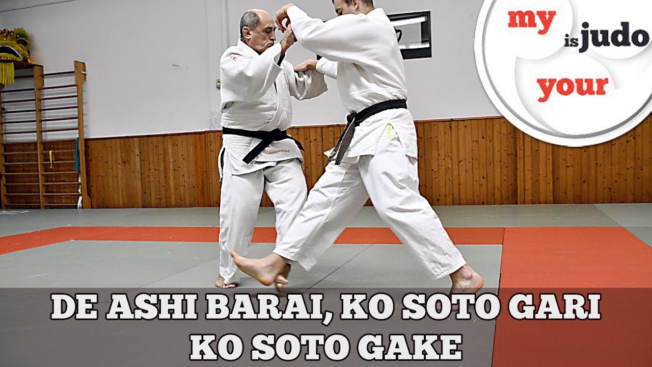 Tecniche di Judo: De Ashi Barai, Ko Soto Gari, Ko Soto Gake
