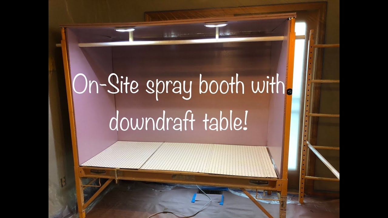 DIY Collapsible Spray Booth 