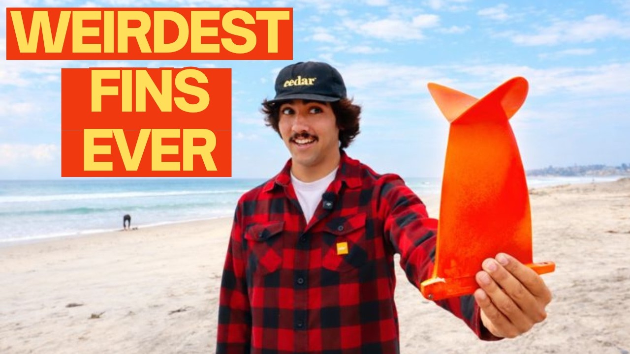Testing The 3 Weirdest Surf Fins Ever - YouTube