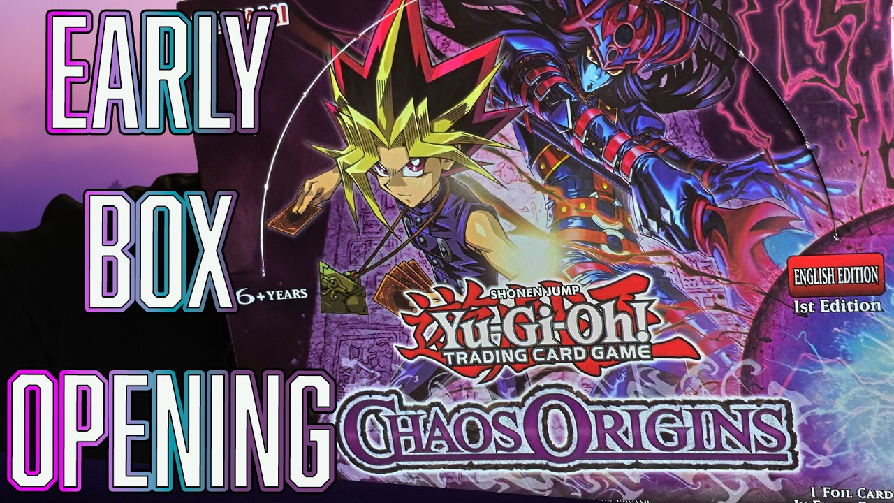 Yu-Gi-Oh! Chaos Origins Early Box Opening - YouTube