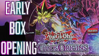 Yu-Gi-Oh! Chaos Origins Early Box Opening