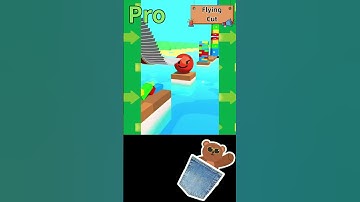 🤣NOOB vs PRO💦 vs HACKER✅ - Flying Cut | @PocketBear470