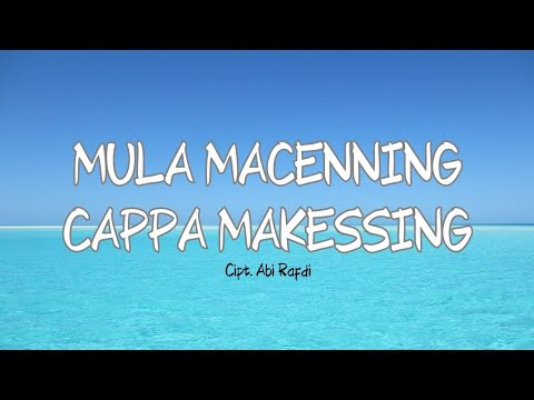 Mula Macenning Cappa Makessing_Karaoke Bugis Keyboard_Nada Pria_Cipt. Abhi Rafdi KDI