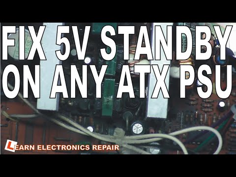 How To Repair 5V Standby on ANY ATX PSU!