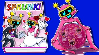 Making INCREDIBOX SPRUNKI Game Book 📚(➕ Happy Wedding… But Pinki Is PREGNANT😱 ) DIY スキー用紙 screenshot 2