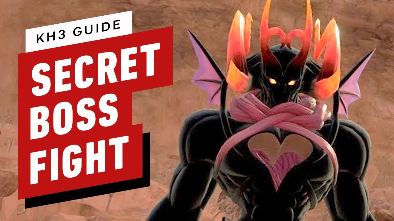 Kingdom Hearts - Dark Inferno Secret Boss Fight YouTube