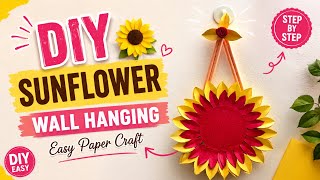 Unique wall hanging craft / paper craft / Home decoration/ paper flower wall hanging/ DIY