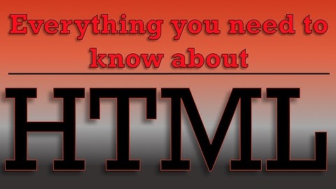 HTML Tutorial for Beginners - Video Element