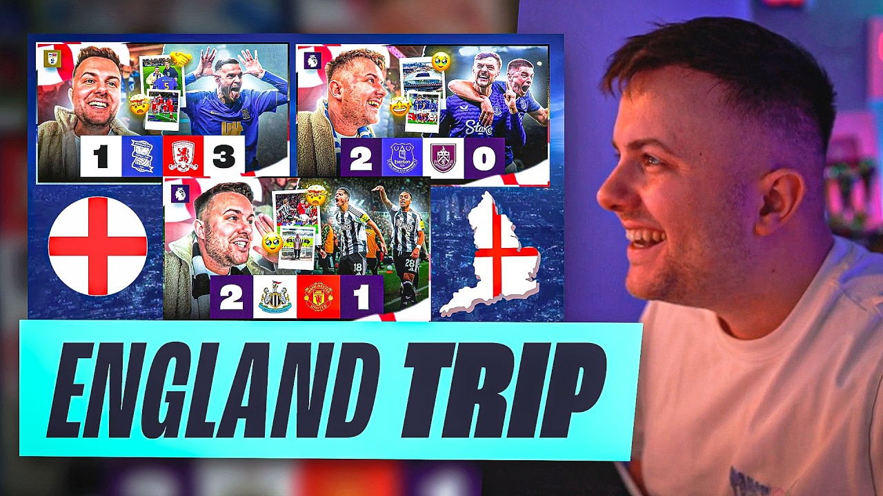 10/10 FUßBALL TRIP 🇬🇧 😍 GamerBrother über seine ENGLAND FUßBALL REISE 😍