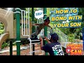 Helping my son over come his fear at the park | A Day In My Life