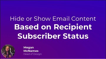 How to: Hide or Show Klaviyo Email Content based on Recipient Subscriber Status