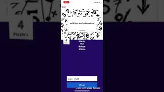 Addition and subtraction Kahoot