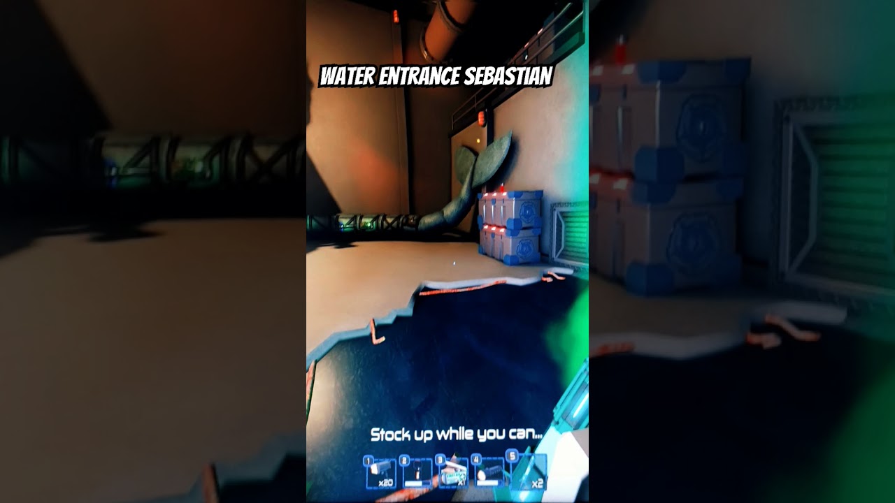 Water entrance Sebastian! 