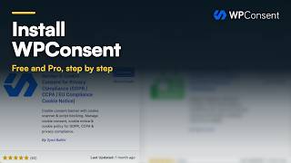 How to Install the Cookie Consent Plugin, Free and Pro (WPConsent)
