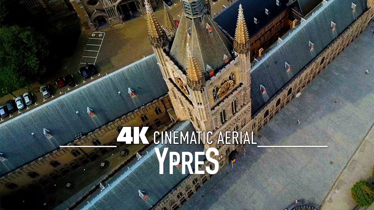 YPRES IEPER 🇧🇪 Drone 4K Belgium