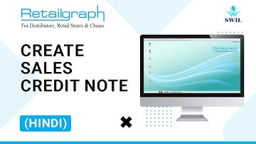 How to Create Sales Credit Note in RetailGraph (RG) Software