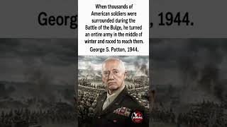 George S. Patton's Incredible Winter Rescue | Battle of the Bulge 🇺🇸 #Shorts