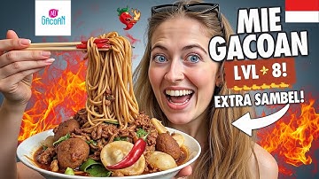 Pasangan Inggris Coba MIE TERPEDAS di YOGYAKARTA 🌶️ Mie Gacoan LEVEL 8 di INDONESIA!