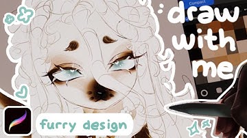 draw with me 🦭˚˖𓍢ִ໋ full procreate process [relaxing ambiance] commissioned art, furry art