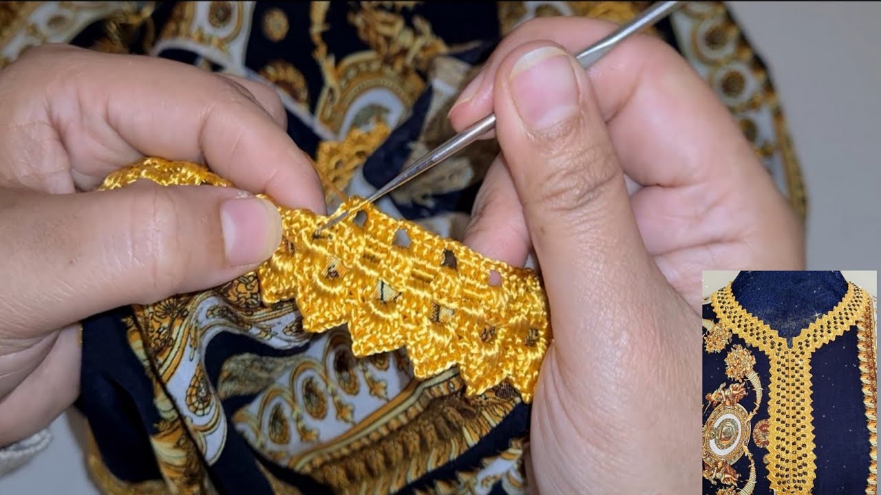 جديد وحصرية على قناتي عباية 2021 بالكروشي ولعقيق زمرد الجزء1 👌@crochetoumsaad