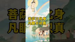 菩萨三化身,凡眼不识真! #民间故事 #movie #故事分享 #film #故事頻道