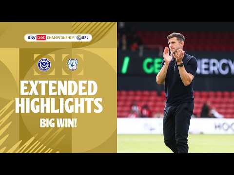 POMPEY AT THEIR BEST! | Portsmouth v Cardiff City Extended Highlights