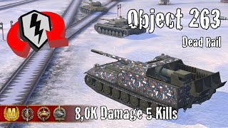 Object 263  |  8,0K Damage 5 Kills  |  WoT Blitz Replays