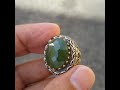 خاتم عقيق أخضر يماني تم البيع اللهم بارك للبائع و المشتري 