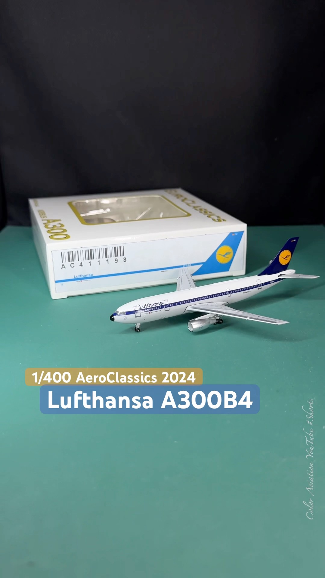 Lufthansa A300B4 D-AIBA Old Livery! 1/400 Scale New Aircraft Model