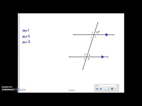 3.2 Use Parallel Lines and Transversals