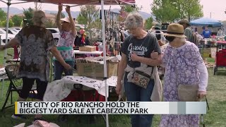 Rio Rancho neighborhood hold giant yard sale