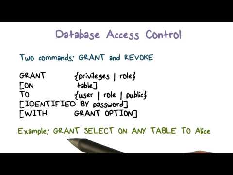 Video: Hva er tilgangskontroll i databasen?
