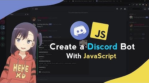 Create a discord bot with Javascript in just 4 minutes 🤫.