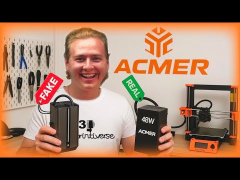 More powerful than Bambu Lab H2D - ACMER P3 with 48W laser head / SU