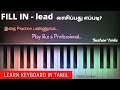 How to play fillin lead in keyboard improve your chord  lead playing skill